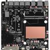 HKUXZR N100 Scheda madre industriale NAS 4 core 4 Fili Processore Bassa Potenza 4 x 2,5 G i226 rete M.2 Slot 6 x SATA DP HDMI 2.0 PCIE × 1