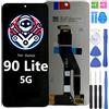 iYAiYO Schermo LCD Display Digitalizzatore Touch Screen Ricambio Compatibile con Honor 90 Lite CRT-NX1 Schermo Completo con Strumenti-Nero