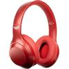 Vieta Pro | Cuffie Bluetooth ibride con cancellazione del rumore, batteria da 50 ore, microfono, doppio accoppiamento, pieghevoli e regolabili. Cuffie stereo Silence 4 con USB-C (Rosso)