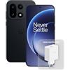 OnePlus 15 AI 5G Smartphone 12GB + 256GB, Batteria 7300mAh, Tripla Fotocamera 50MP, Snapdragon 8 Elite Gen5, Video 4K 120FPS Dolby Vision, con Caricabatterie Rapido 120W SUPERVOOC, Nero Infinito