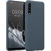 kwmobile Custodia Compatibile con Samsung Galaxy A30s Cover - Back Case per Smartphone in Silicone TPU - Protezione Gommata - ardesia scuro