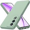 Byvuwiay Cover per OPPO A80 5G, Morbida Silicone Liquida TPU Protettivo Ultra Slim Custodia Antiurto, Custodia Compatibile con OPPO A80 5G - Matcha
