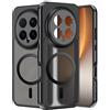 FDHYFGDY Cover Magnetica per Honor Magic 8 Pro Custodia, Cover in PC Ultrasottile e Antigraffio+Silicone Morbido Antiscivolo Sul lato, Antiscivolo e Antiurto, Scocca Traslucida Satinata