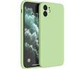 Mixroom - Cover Custodia Case per iPhone 11 Protezione Copre Fotocamera in Silicone TPU Opaco con Bordi Piatti Colore Verde Mela