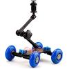 Zeadio Carrello pattinatore con tavola, portatile + braccio magico, 11 pollici, Blu