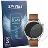 savvies Pellicola Vetro Temperato per Honor Watch 6 (3 Pezzi) Protezione, Schermo Protettivo, Glass Durezza 9H