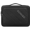DOMISO 360 Custodia protettiva impermeabile per computer portatile compatibile con MacBook Pro/MacBook Air/Samsung Notebook/Dell Latitude/Lenovo ThinkPad, nero