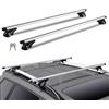 VEVOR Barre Trasversali da Tetto per Auto SUV, Portapacchi da Tetto Auto Carico max 75 kg Lunghezza 1200 mm, Barre 2 pezzi per Porta Bagagli Universali in Alluminio Bici Viaggio Campeggio Pesca