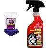 Ma-Fra Super Dryer, Panno In Microfibra Superfine, Ad Alto Grado Di Assorbimento E Resistenza & Pulitore Cerchi E Gomme, Deterge E Sgrassa Gli Pneumatici Delle Auto, Utilizzabile Con Schiuma