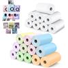 Flintronic 20 Rotoli Carta Termica Colorata per Fotocamera Istantanea per Bambini, Stampa Senza Inchiostro, Carta di Stampa della Ricarica per Macchina Fotografica Bambini Istantanea