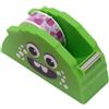 Gadpiparty Supporto per nastro adesivo con mostro cartoni animati, per la scrivania, piccolo dispenser di nastro adesivo per il taglio, costruzione stabile, multifunzione, 1 pezzo
