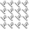 GUTE LINES Fermacarte, Clip Multiuso in Metallo, Pinze Multiuso, Clip del Raccoglitore, Ufficio di Cancelleria Pinze, per Ufficio, Scuola e Famiglia (Colorato, 64 pz x 22mm)