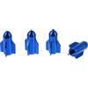 HEROFFIX Tappi Valvola Stile Razzo 4 Pz Per Auto Camion Lega Alluminio