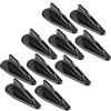 Qiilu 10pcs auto tetto squalo pinna spoiler universale in fibra di carbonio stile auto tetto squalo pinna spoiler ala kit generatore di vortice accessori auto in fibra di carbonio