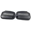 QMFEZL Moto Tappo Serbatoio Liquido Freno Moto Freno Sinistro Destro Per Pompa Coperchio Cilindro Principale Tappo Per Glide Per Touring 2008-24 FLHT FLHR FLHX FLTR 2008-2024