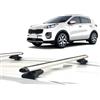 Kenguru Barre per tetto per KIA Sportage QL 2016-2021, sistema di traverse trasversali in alluminio, punti di montaggio di fabbrica, installazione rapida