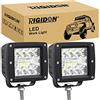 RIGIDON 2x faro da lavoro led, cubo 3 pollici 42W spot fari di profondità