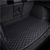 WRFUU Tappetino Bagagliaio, per Suzuki Vitara 2016-2025 Baule Tappeto Pelle Impermeabili AntiGraffio Fodera Baule Auto Accessori,Black