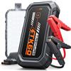 TREKURE Avviatore Batteria Auto, 8000A Avviatore di Emergenza per Auto/Moto (9.0L Benzina / 6.5L Diesel), Booster Avviamento Auto con Luce LED da 2000 Lumen (4 Modi), Morsetti Intelligenti e Cavo USB