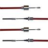 FKAnhängerteile 2 X Cavo Freno ALKO Longlife 299713 - 1320 mm/1530 mm con Filettatura, pressn ippel + Campana