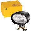 HELLA 1GA 996 161-391 Alogeno-Faro da lavoro, Oval 100, 12V, Montaggio, esterno/Raccordo a vite, Fissaggio a 4 punti, Illuminazione terreno, Spina estremità del cavo aperta