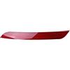 ZHINUAN Catarifrangente posteriore, adatto for BMW, F30 F31 F32 F33 F34 F35 F36 2011-2015 63147301187 63147301188 Paraurti Luce freno Lente rossa Serie 3 4 Marcatore riflettente posteriore per veicoli