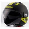Blauer BET HT Casco Jet (Black/Yellow,XL (60/62))