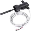 Generic Flussostato a paletta FS-10 for scaldacqua e pompe di calore, sensore di flusso da 1 litro/minuto, tensione di esercizio 100 V, resistenza alla pressione 1 MPa, alloggiamento in plastica nera
