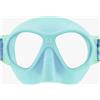 Cressi dal 1946 - Breezy Mask - Maschera Lenti in Policarbonato e Facciale Morbido TPR per Snorkeling, Nuoto in Superficie Vacanze al Mare - Blu Navy_Cinghiolo Elastico Azzurro Corallo - Taglia Unica