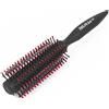 sourcing map Sourcingmap - Pettine per capelli ricci, con manico in plastica, setole rotonde, colore: Nero