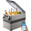 VEVOR Frigorifero Portatile, 45 L Compressore Portatile, 60W Frigorifero per Auto, 27 x 14 x 18 Pollici, Congelatore Domestico da Viaggio Piccolo Congelatore per Auto