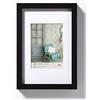 walther design Nero 20 x 30 cm Vero Vetro Cornice in Legno di Stoccolma EA030B
