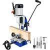 VEVOR Macchina Mortasatrice per Lavorazione del Legno 1/2 HP 1700giri/min con Capacità Scalpello 6-12 mm Macchina per Mortasare da Banco per Fori Rotondi Quadrati di Legno, Mortasatrice Scalpello