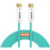 RUIPRO Cavo HDMI 2.1 in Fibra Ottica 8K 3M, 48Gbps, 8K@60Hz, 4K@120Hz, HDR Dinamico, eARC, HDCP 2.2/2.3, 3D, flessibile e sottile, compatibile con TV, PS5, Xbox, Proiettore, Home Theater