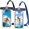 JOTO Custodia Impermeabile Smartphone 30M/IPX8, Universale Cover Subacquea per iPhone 17 16 15 14 13 12 11 Air Pro Max Plus XS XR X 8 Galaxy S23 S22 S21 S20 Fino a 7"-2 Pezzi