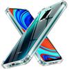 Olgary Cover per Xiaomi Redmi Note 9 Pro/Note 9S（4G） 6.67",Trasparente Custodia Anti Ingiallimento Chiaro Antiurto Ultra Sottile Morbido,Bumper Anti-Graffio Sottile Morbida TPU Protettiva Case