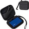 ProCase Custodia Samsung T7 Shield Cover T7 Shield SSD Esterno con 2 Fascette per Cavi, Custodia Rigida EVA Antiurto Cover Samsung T7 Shield Portabile Solid State Drive USB 3.2 1TB 2TB-Nero