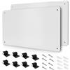 tonhui 2 Pack 43.5 x 30 cm Bianco Metallo Lavagna Magnetica da Parete per Calamite - Scrivibile e Cancellabile, per visualizzare magnetiche barattoli di spezie, appunti, foto, adatta a cucina, muro