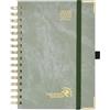 POPRUN Agenda del Docente 2026 2027 A5 Spirale - Agenda Maestra Settimanale con Scheda Mensile da Ago.2026 a Lug.2027. Copertina in PU Rigida con Angoli Dorati e Carta Spessa da 90 g/m², Verde scuro