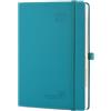 POPRUN Agenda del Docente 2026 2027 A5 21,5x15,3cm-Agenda Maestra 2026/2027 Settimanale con Scheda Mensile da Ago.2026-Lug.2027. Copertina in PU Flessibile e Carta Spessa da 90g/m², Verde Pacifico