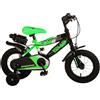 Bicicletta per Bambini 14 Stabilizzatori e Freni Caliper Verde