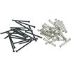 Dopro Bass Guitar pick-up di montaggio viti e molle 20x Screws and Springs Nero