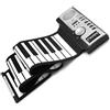 Lychee Piano Tastiera Elettrico Pianola 61 Tasti Portatile Silicone Flessibile Roll Up Pianoforte Pieghevole Hand-rolling,Strumento Musicale Digitale, Piano Elettronico per Bambini
