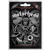 Motörhead Motorhead Plettro per chitarra, confezione da 5 pezzi, logo ufficiale della band inglese, nero, taglia unica