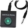 Tavsou Tap Switch Pedal Per pedale effetto chitarra Con TS Cable (Green)
