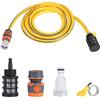 ICEBLUEOR Tubo di aspirazione con filtro e connettore per idropulitrice, 3 m, per idropulitrice Karcher serie K2-K7 e Bosch serie AQT, accessori per idropulitrice per secchio fonte d'acqua