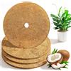 BSTDAYEVER Disco in Fibra di Cocco 40cm Pacciamatura Cocco 4pcs Sicure Cocco per Protezione Piante Biodegradabili Pacciamatura Cocco Tappetino Traspiranti per Piante e Alberi Previene Gelo Dalle Erbacce