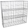 Monster Shop Gabion Baskets Garden Mesh Wire Gabbie in Acciaio zincato, per Esterni, a Spirale, 100 x 50 x 30 cm, Confezione da 6