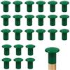 iwiio Topper per canne di bambù, tappi di sicurezza per canna di bambù, tappi di sicurezza per canna di fagiolo, coperture di protezione per canna da giardino all'aperto (24 pezzi)