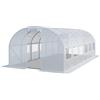 TOOLPORT Serra da Giardino tunnel Serra Orto stabile e robusto 3x6m - Telo PE 180g/m² bianco transparente